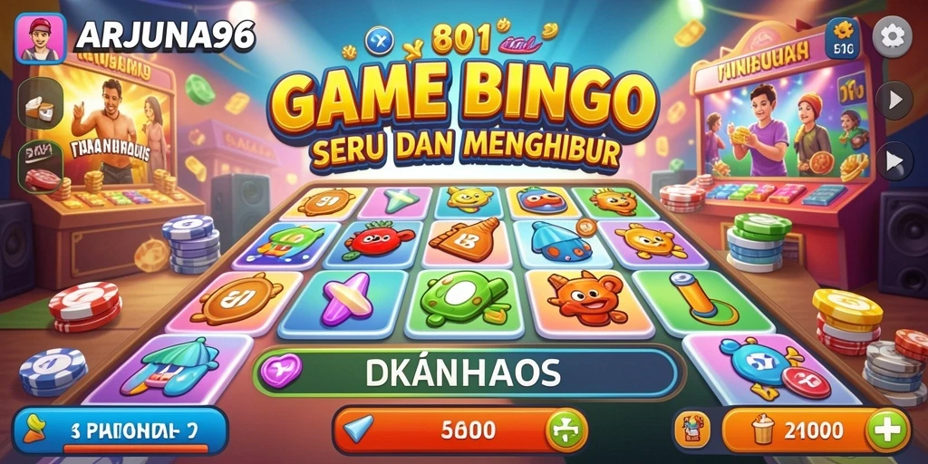Screenshot menunjukkan gameplay seru dan interaktif dari ARJUNA96.