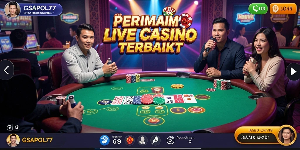 Tampilan gameplay seru dari GSAPOL77 Live Casino.