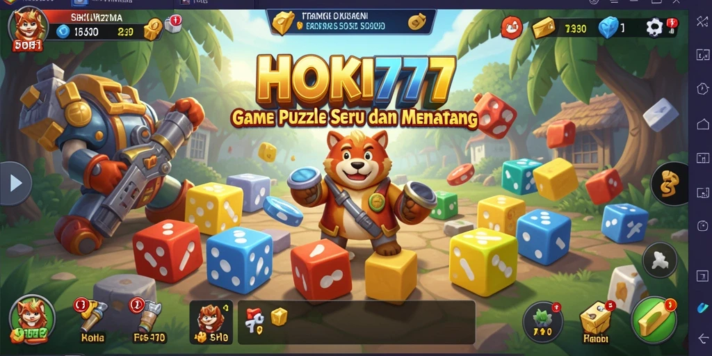 Tampilan gameplay HOKI777 yang menantang dan seru.