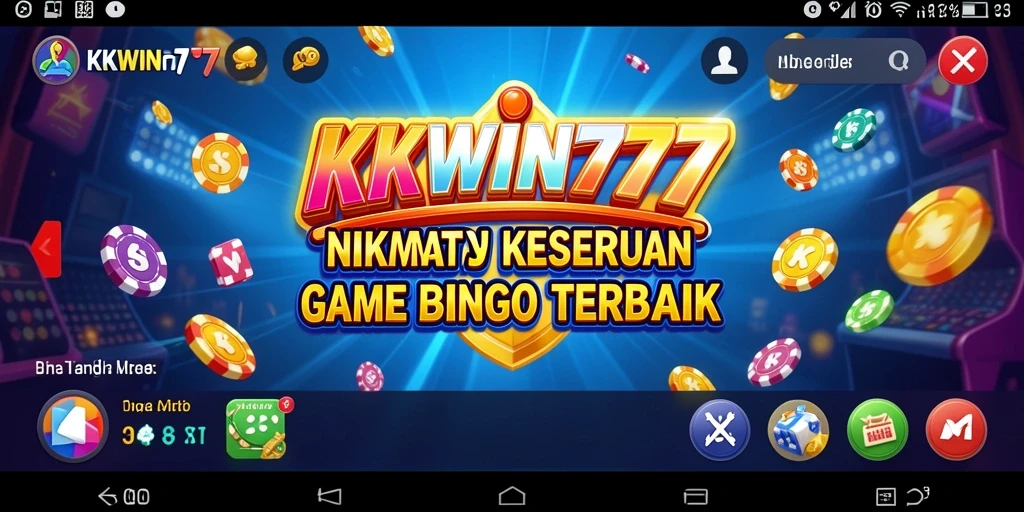 Screenshot utama KKWIN777 menampilkan gameplay Bingo yang seru.