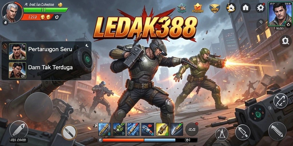 Tampilan menarik dari gameplay Fighting di LEDAK388 dengan aksi pertarungan yang seru.