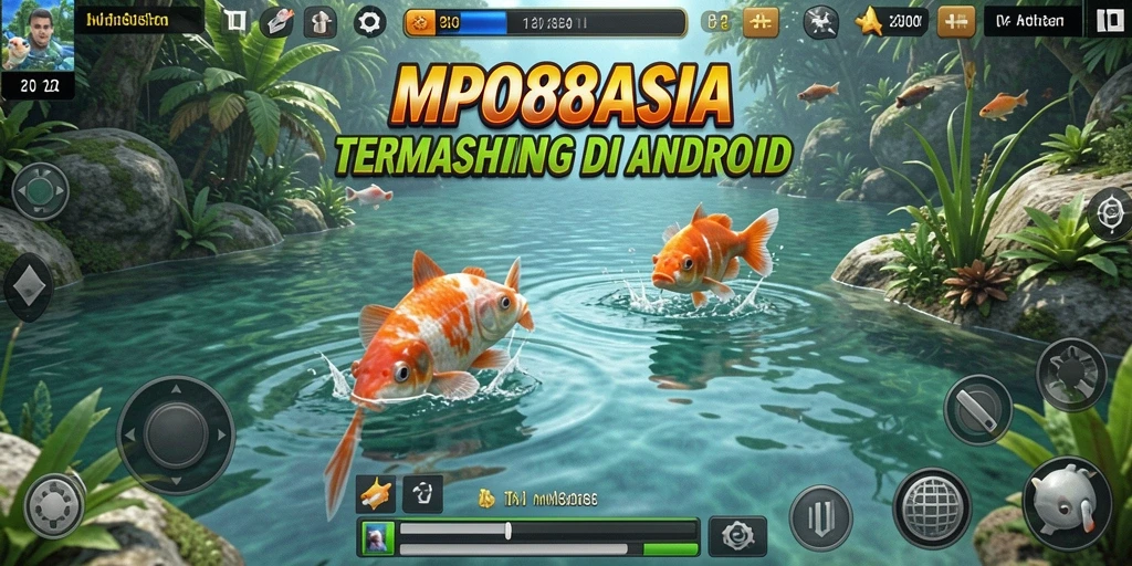 Tampilan gameplay MPO88ASIA dengan aktivitas memancing yang seru.
