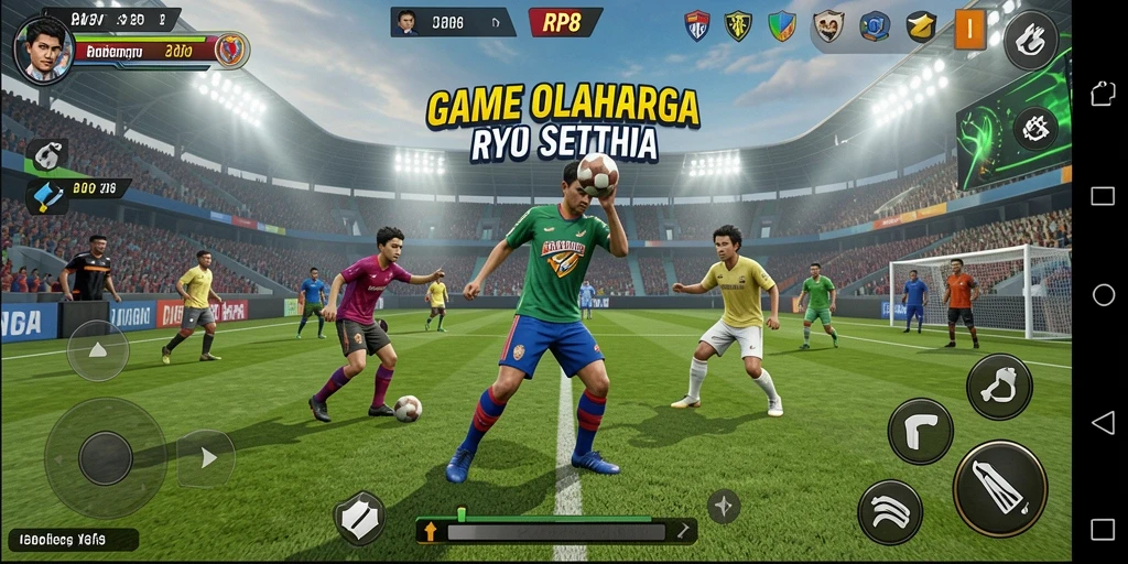 Screenshot utama RP8 dengan tampilan gameplay yang mendebarkan.